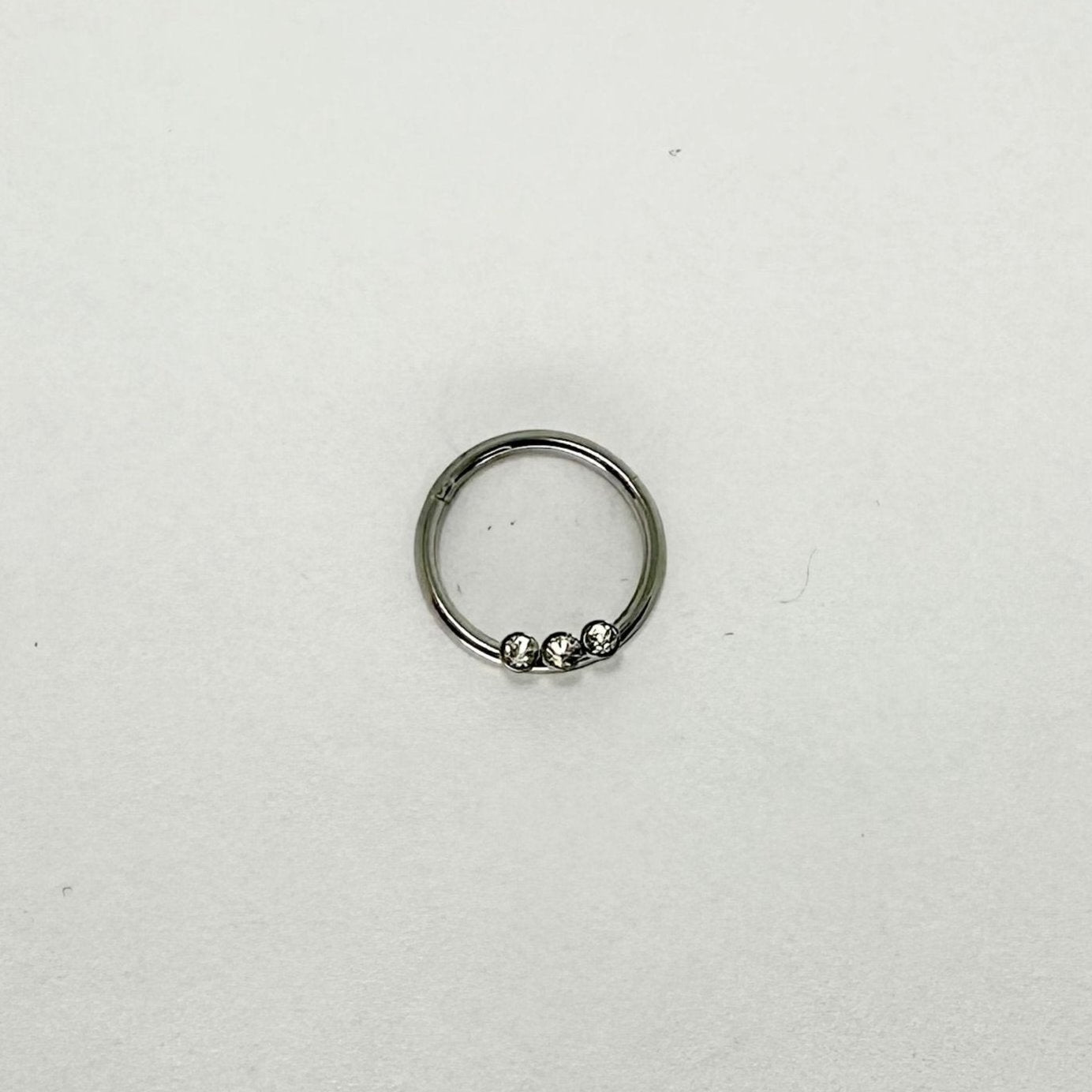 Clicker - Clicker con brillanti Silver 1.2mm